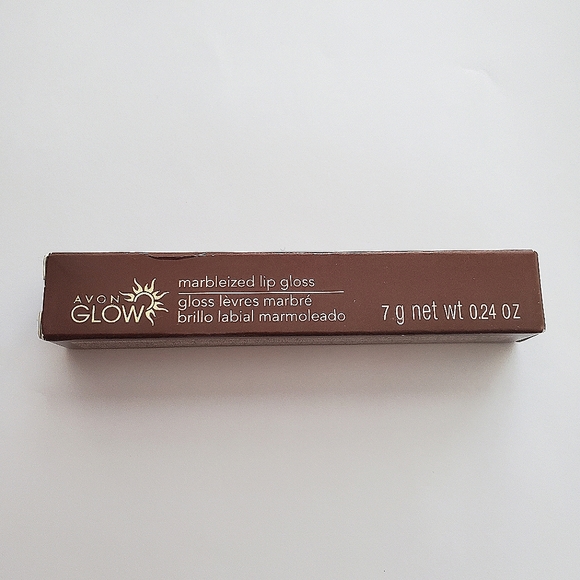 Avon Glow Marbleized Lip Gloss - Sunkissed Bronze - Picture 2 of 3